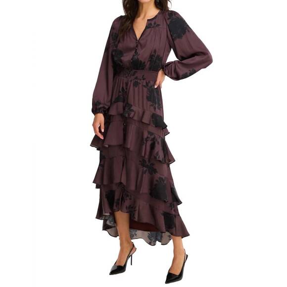 ALLISON NEW YORK Dresses & Skirts - NEW ALLISON NEW YORK josie maxi dress in brown floral